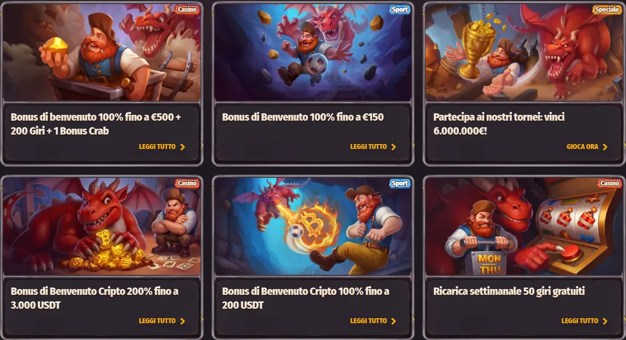Pacchetto Benvenuto Casinò: 500€ più 200 Giri Gratis